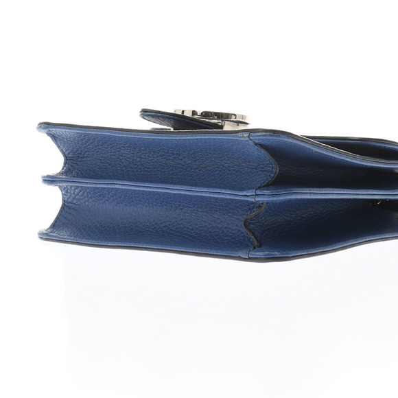 Gucci Interlocking Chain Shoulder Bag Blue - Picture 4 of 12